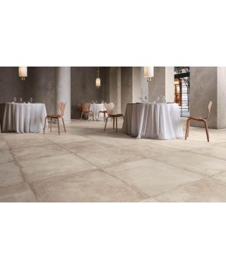 Carrelage extérieur 2cm Novoceram Château 80x80 Ivoire