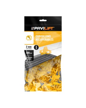 Sachet de 100 Croisillons Récupérables 2mm en I Pavilift