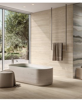 carrelage imitation travertin collection iconica de Caesar Ceramiche