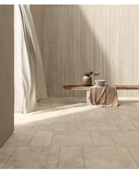 carrelage imitation travertin collection iconica de Caesar Ceramiche